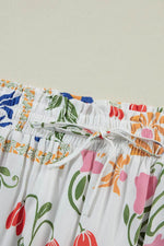 Load image into Gallery viewer, White Colorful Printed Square Neck Tank and Wide Leg Pants Set - Fashion Queen - 18