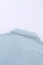 Load image into Gallery viewer, White Contrast Leopard Denim Jacket - Fashion Queen - 30