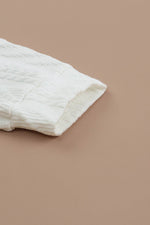 Load image into Gallery viewer, White Cowl Neck Textured Sweatshirt - Fashion Queen - 12