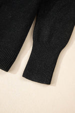 Load image into Gallery viewer, White Drawstring Hooded Button Up Drop Shoulder Sweater Cardigan - Fashion Queen - 25