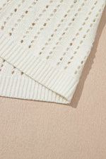 Load image into Gallery viewer, White Eyelet Crochet Sleeveless V Neck Beach Dress - Fashion Queen - 17