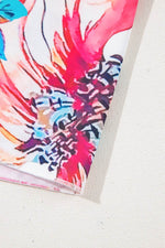 Load image into Gallery viewer, White Floral Square Neck Puff Sleeve Flowy Plus Size Midi Dress - Fashion Queen - 11