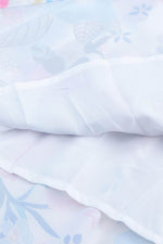 Load image into Gallery viewer, White Frill Mock Neck Sleeveless Tiered Floral Dress - Fashion Queen - 18