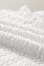 Load image into Gallery viewer, White Knit Jacquard Slim Fit Top - Fashion Queen - 15