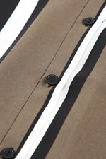 Load image into Gallery viewer, White Navy Striped Modern Women Shirt - Fashion Queen - 26