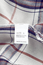 Load image into Gallery viewer, White Oversized Plaid Pattern Shacket with Slits - Fashion Queen - 15