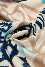 Load image into Gallery viewer, White Printed Tribal Bracelet Sleeve Buttoned Mini Dress - Fashion Queen - 17