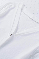 Load image into Gallery viewer, White Solid Color Open-Front Buttons Cardigan - Fashion Queen - 24