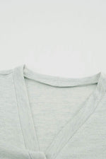 Load image into Gallery viewer, White Solid Color Open-Front Buttons Cardigan - Fashion Queen - 29