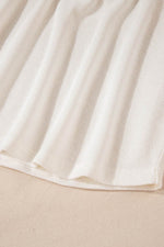 Load image into Gallery viewer, White Solid Color Waffle Half Button Long Sleeve Top - Fashion Queen -  7