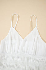 Load image into Gallery viewer, White Spaghetti Straps High Waist Elegant Long Dress - Fashion Queen - 11