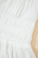 Load image into Gallery viewer, White Spaghetti Straps High Waist Elegant Long Dress - Fashion Queen - 12