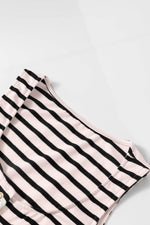 Load image into Gallery viewer, White Striped Print Sleeveless Buttoned Maxi Dress - Fashion Queen - 13