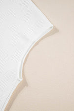 Load image into Gallery viewer, White Textured Cropped Hoodie and Shorts Set - Fashion Queen - 15