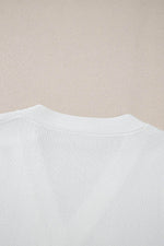 Load image into Gallery viewer, White V Neck Buttoned Sweater Vest - Fashion Queen - 17