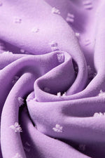 Load image into Gallery viewer, Wisteria Swiss Dot Smocked Frilled Neckline Short Sleeve Plus Size Dress - Fashion Queen - 10