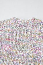 Load image into Gallery viewer, Yellow Multicolor Confetti Open Front Knit Cardigan - Fashion Queen - 6