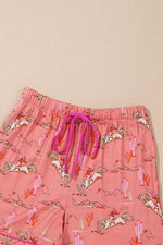 Load image into Gallery viewer, Blossom Cowgirl Country Print Pajamas Set - Fashion Queen