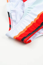 Load image into Gallery viewer, Black Square Neck Sleeveless Fashion Print Tankini Set - Fashion Queen