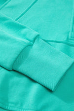 Load image into Gallery viewer, Valerian Quarter Zip Stand Neck Kangaroo Pocket Sweatshirt - Fashion Queen