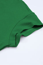 Load image into Gallery viewer, Black Textured Loose Fit T Shirt and Drawstring Pants Set