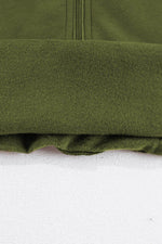 Load image into Gallery viewer, Bonbon Fleece Lined Zip Up Stand Collar Thumbhole Sleeve Sweatshirt - Fashion Queen