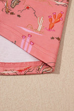 Load image into Gallery viewer, Blossom Cowgirl Country Print Pajamas Set - Fashion Queen