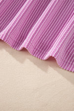 Load image into Gallery viewer, Carbon Grey Corded Knit Long Sleeve Top and High Waist Shorts Set