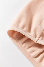 Load image into Gallery viewer, White Colorblock Patchwork Half Zip Oversized Sherpa Hoodie - Fashion Queen