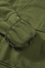 Load image into Gallery viewer, Valerian Quarter Zip Stand Neck Kangaroo Pocket Sweatshirt - Fashion Queen