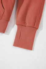 Load image into Gallery viewer, Bonbon Fleece Lined Zip Up Stand Collar Thumbhole Sleeve Sweatshirt - Fashion Queen