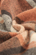 Load image into Gallery viewer, Plaid Print Buttoned Shirt Jacket - Fashion Queen