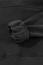 Load image into Gallery viewer, Bonbon Fleece Lined Zip Up Stand Collar Thumbhole Sleeve Sweatshirt - Fashion Queen