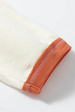 Load image into Gallery viewer, Beige Quilted Textured Patchwork Loose Fit Hooded Jacket - Fashion Queen