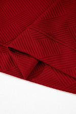 Load image into Gallery viewer, Black Textured Loose Fit T Shirt and Drawstring Pants Set - Fashion Queen