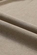 Load image into Gallery viewer, Black Solid Ribbed Knit Round Neck Pullover Sweatshirt - Fashion Queen