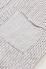 Load image into Gallery viewer, Gray Oversized Fold Over Sleeve Open Front Cardigan - Fashion Queen - 13