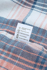 Load image into Gallery viewer, Brown Plaid Flap Pockets Shacket - Fashion Queen