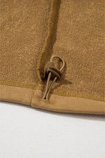 Load image into Gallery viewer, Light Grey Solid Kangaroo Pocket Half Zipper Oversized Hoodie - Fashion Queen