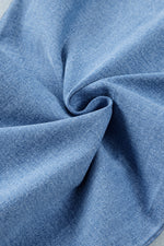 Load image into Gallery viewer, Dusk Blue Raw Hem Straight Leg Loose High Waist Jeans