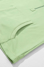 Load image into Gallery viewer, Light Grey Solid Kangaroo Pocket Half Zipper Oversized Hoodie - Fashion Queen