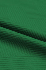 Load image into Gallery viewer, Black Textured Loose Fit T Shirt and Drawstring Pants Set - Fashion Queen