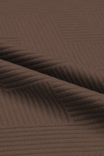 Load image into Gallery viewer, Black Textured Loose Fit T Shirt and Drawstring Pants Set