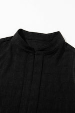 Load image into Gallery viewer, Light French Beige Lattice Textured Split Neck Tank Top - Fashion Queen