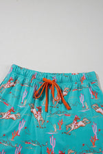 Load image into Gallery viewer, Blossom Cowgirl Country Print Pajamas Set - Fashion Queen