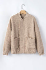 Load image into Gallery viewer, White Floral Quilted Jacket - Fashion Queen