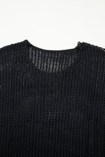 Load image into Gallery viewer, Coral Crochet Hollow-out Jumper Top Sweater