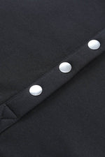 Load image into Gallery viewer, Orange Batwing Sleeve Pocketed Henley Hoodie - Fashion Queen