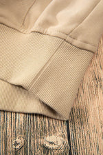 Load image into Gallery viewer, Valerian Quarter Zip Stand Neck Kangaroo Pocket Sweatshirt - Fashion Queen