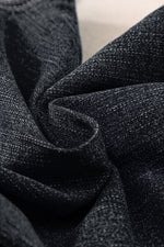 Load image into Gallery viewer, Dark Blue Plain Seam Detail Flared Bottom Ankle Length Jeans